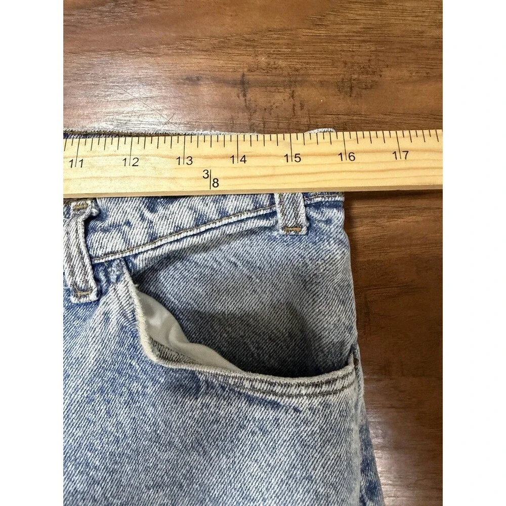 Vintage Levi’s 517 32x32 Orange Tab Acid Wash Jeans 90s USA Denim Faded